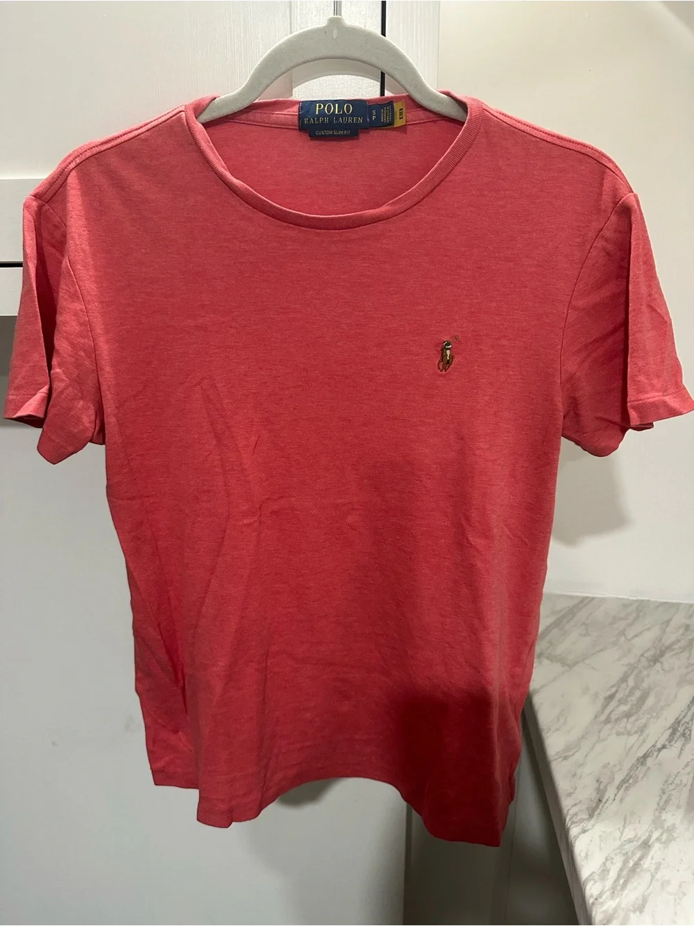Polo Ralph Lauren Peach Crewneck T-Shirt